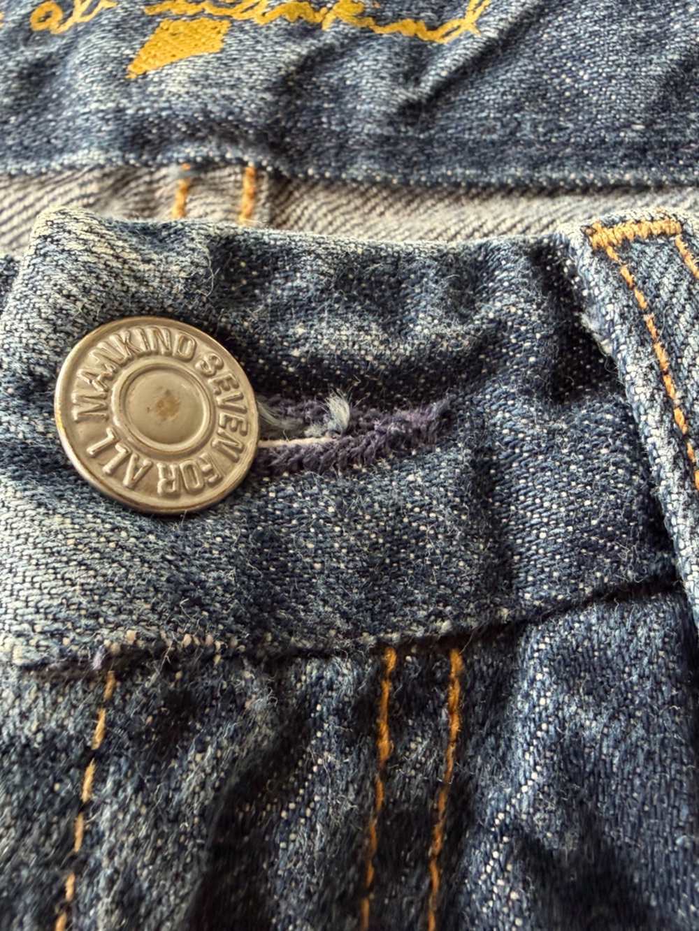 7 For All Mankind Vintage "A" Pocket
Bootcut Jeans - Made in USA - Sz 26 - Picture 9 of 15